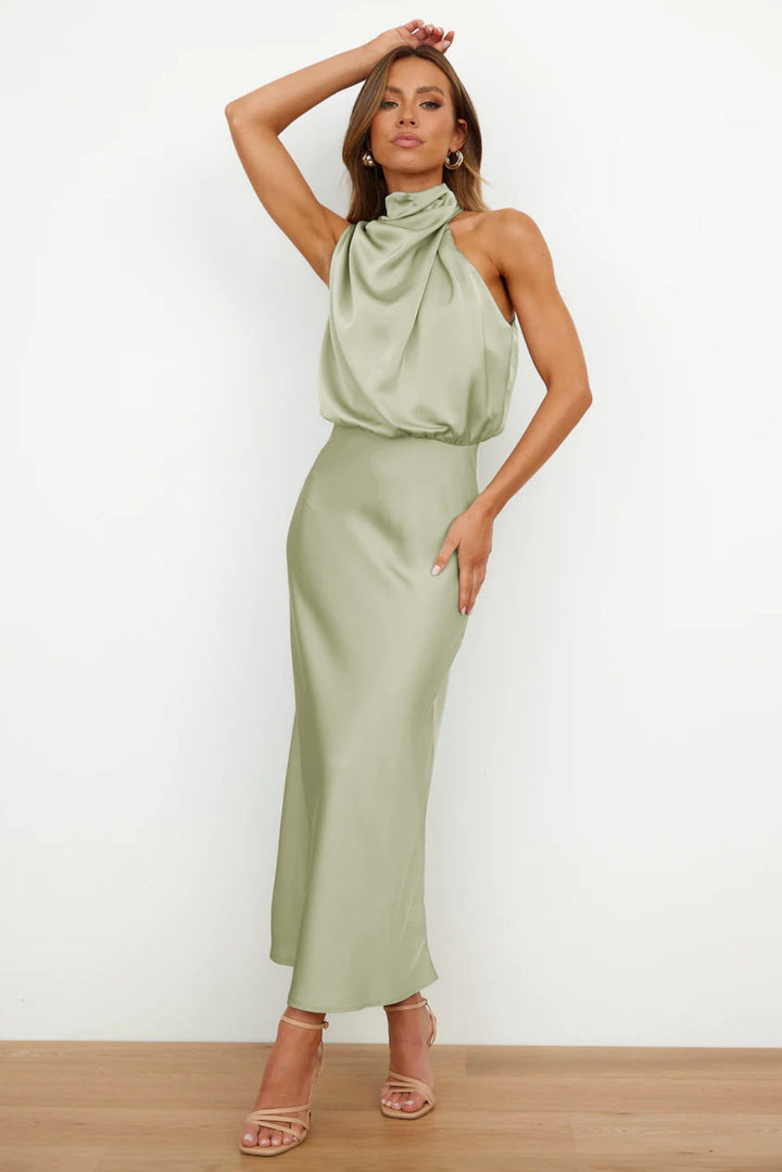 Stephanie Sahara Draped Dress