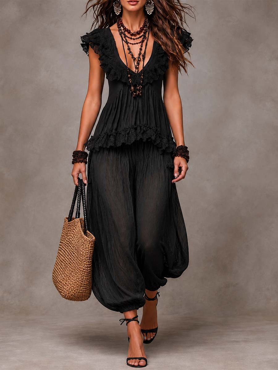 Sienna Bohemian V-Hals Set
