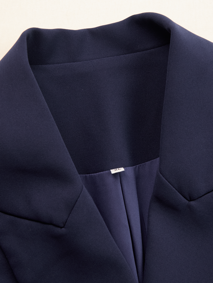 Alyssa Elegant Tailored Blazer Midi Dress
