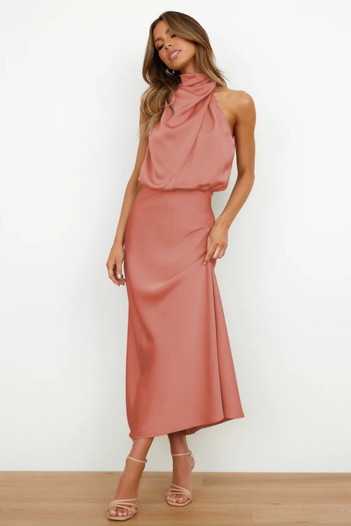 Stephanie Sahara Draped Dress