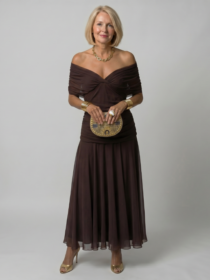 Riley Flow Midi Dress