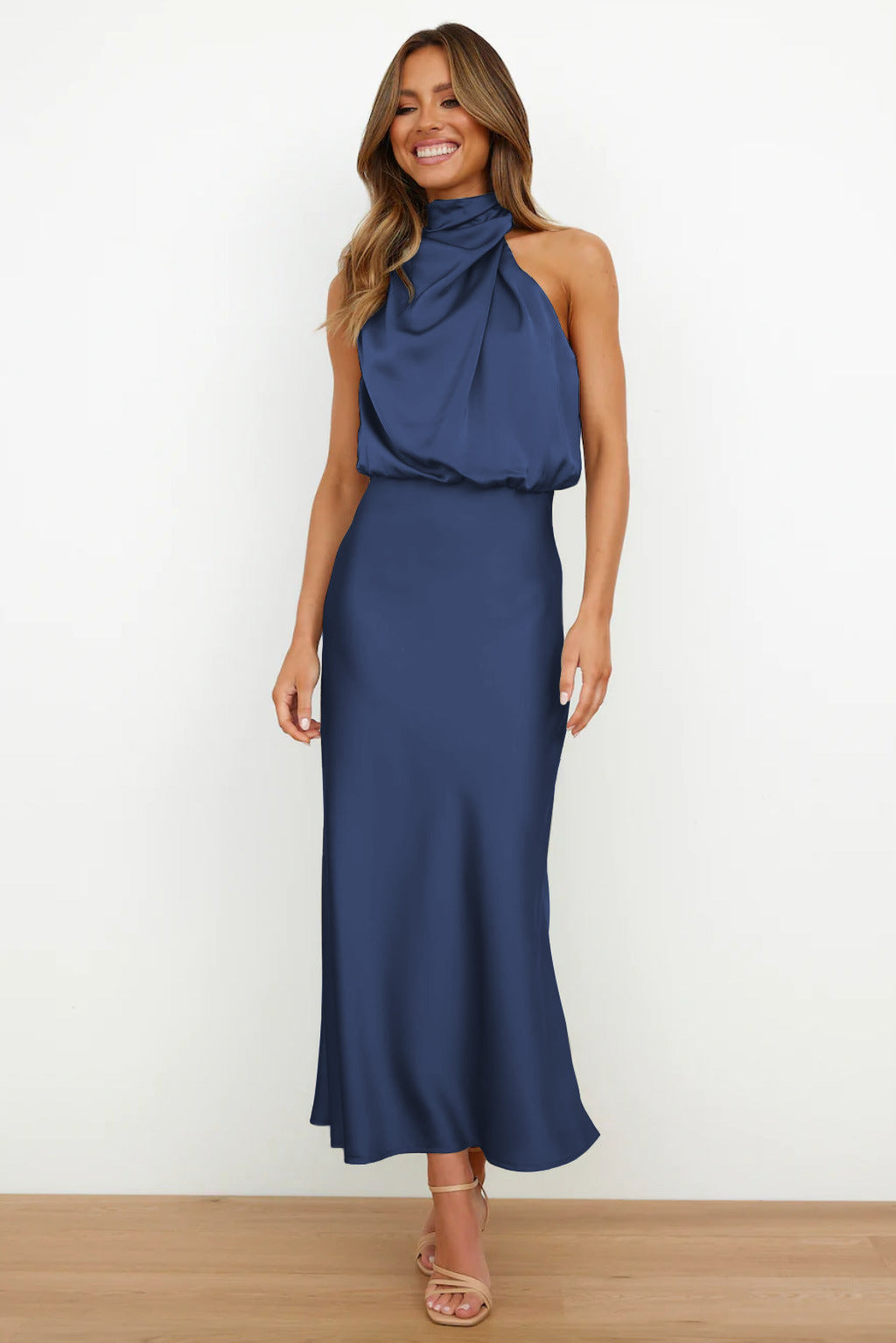 Stephanie Sahara Draped Dress