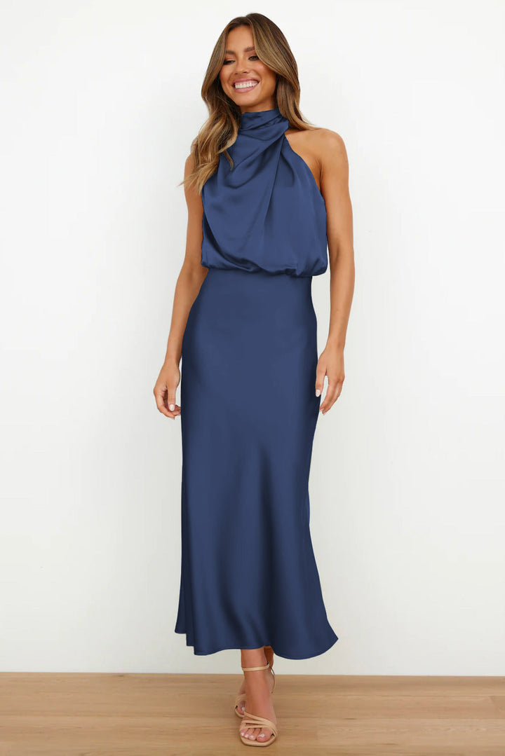 Stephanie Sahara Draped Dress
