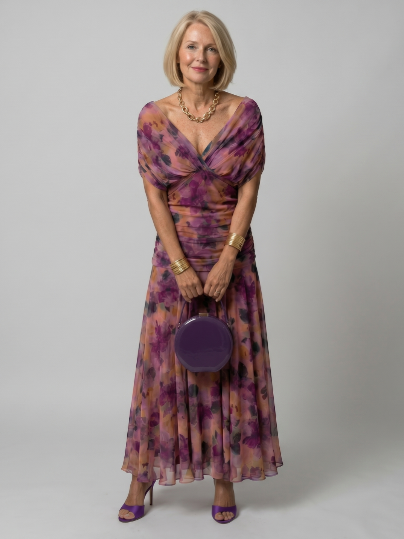 Riley Flow Midi Dress