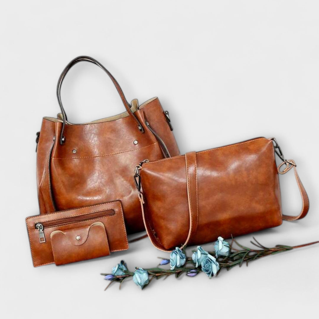Lily - 4-Piece Vintage Bag Set