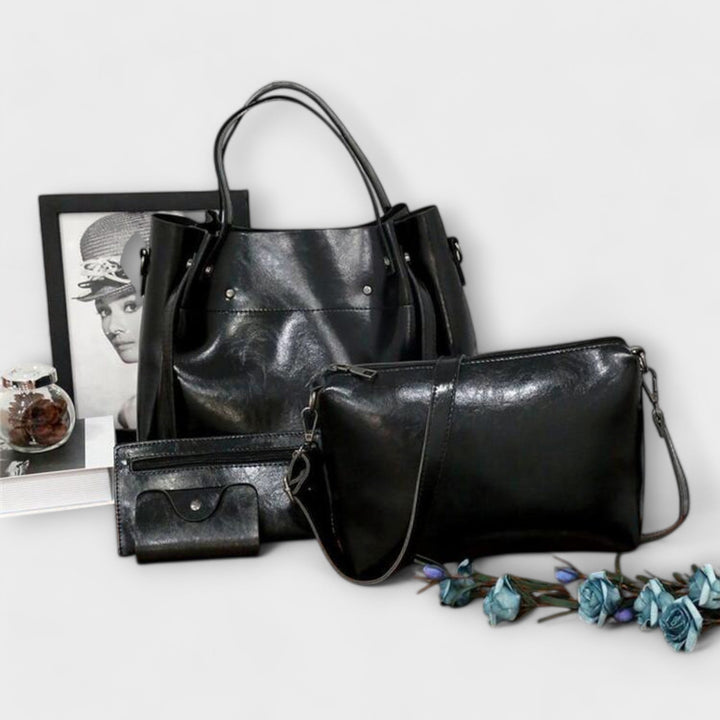 Lily - 4-Piece Vintage Bag Set