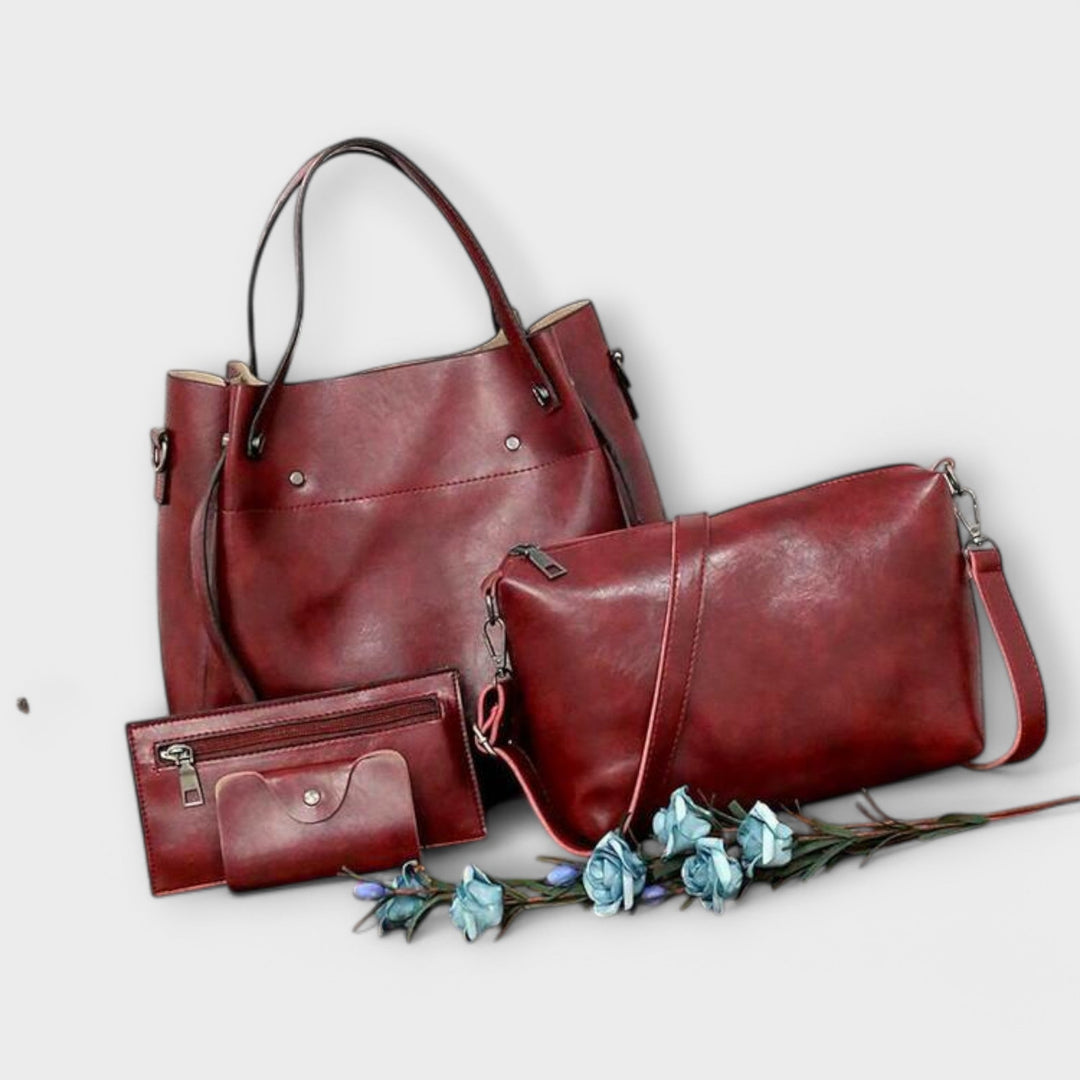 Lily - 4-Piece Vintage Bag Set