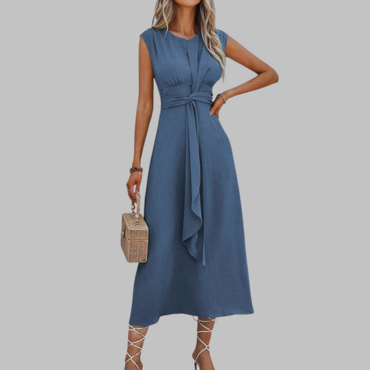 REESE™ - Elegant Sleeveless Round Neck Maxi Dress