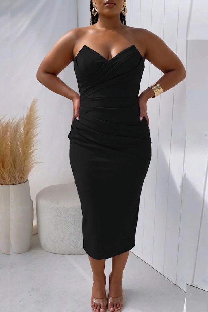 Juno | Flattering Draped Dress