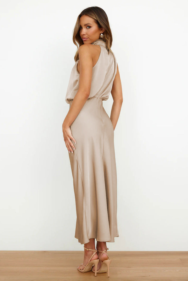 Stephanie Sahara Draped Dress