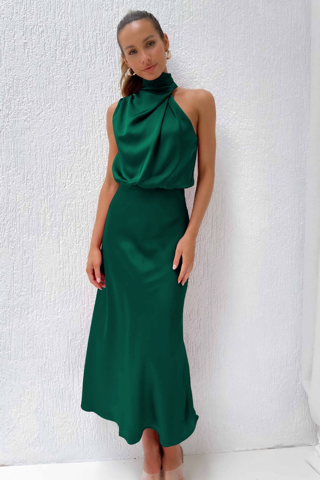 Stephanie Sahara Draped Dress
