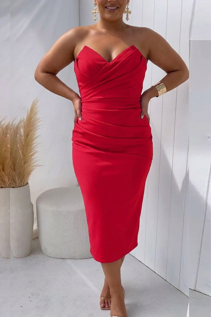 Juno | Flattering Draped Dress