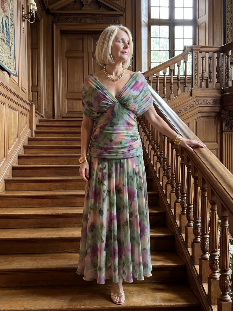 Riley Flow Midi Dress