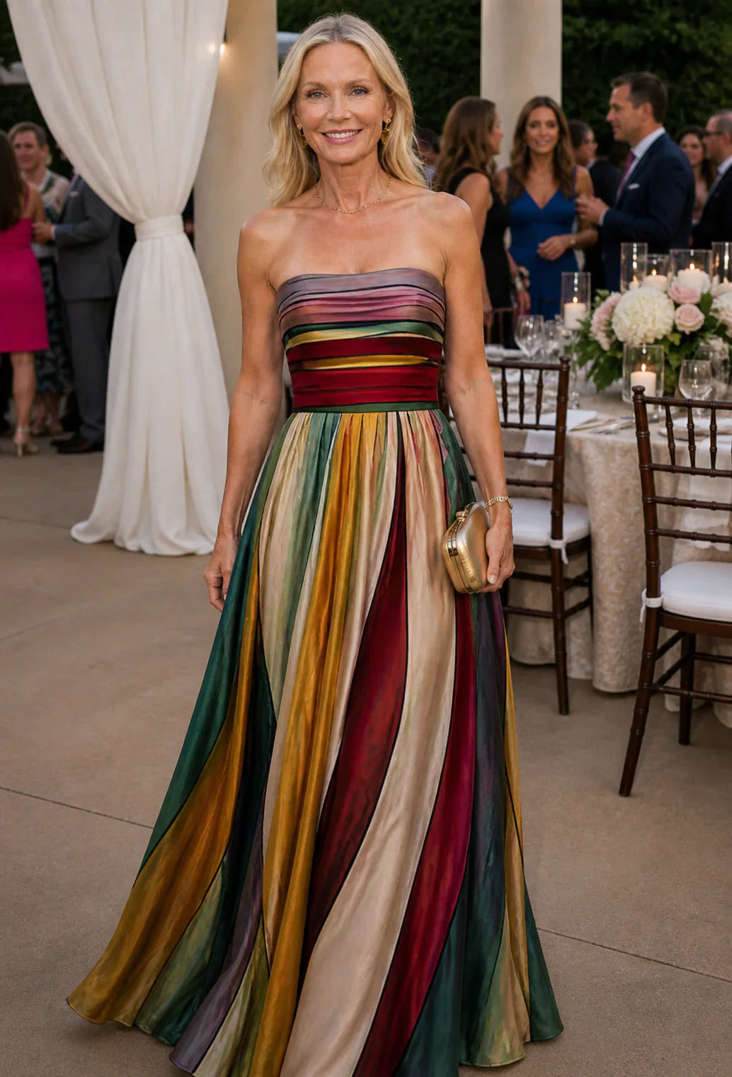 Stella Effortless Strapless A-Line Dress