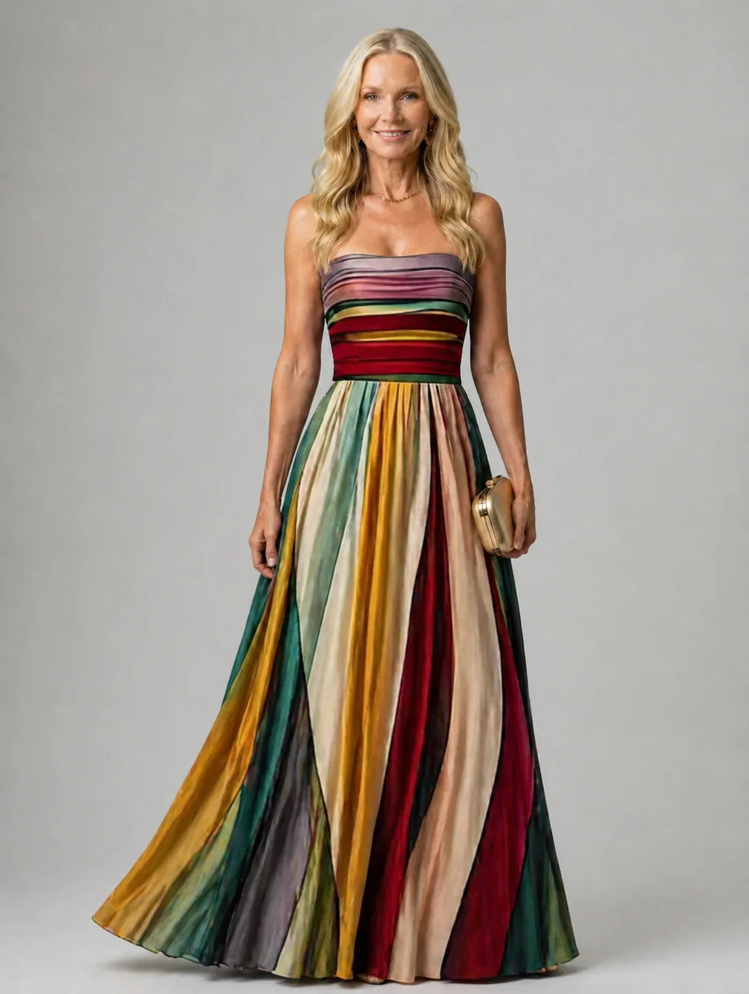 Stella Effortless Strapless A-Line Dress