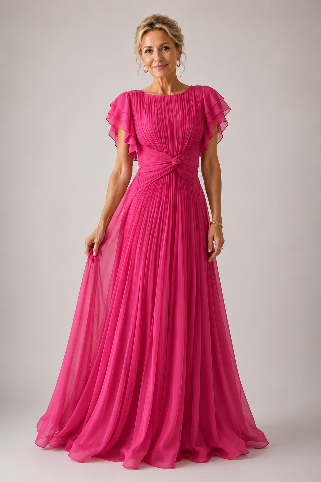 Ivy & Grace™ | Pleated Evening Dress