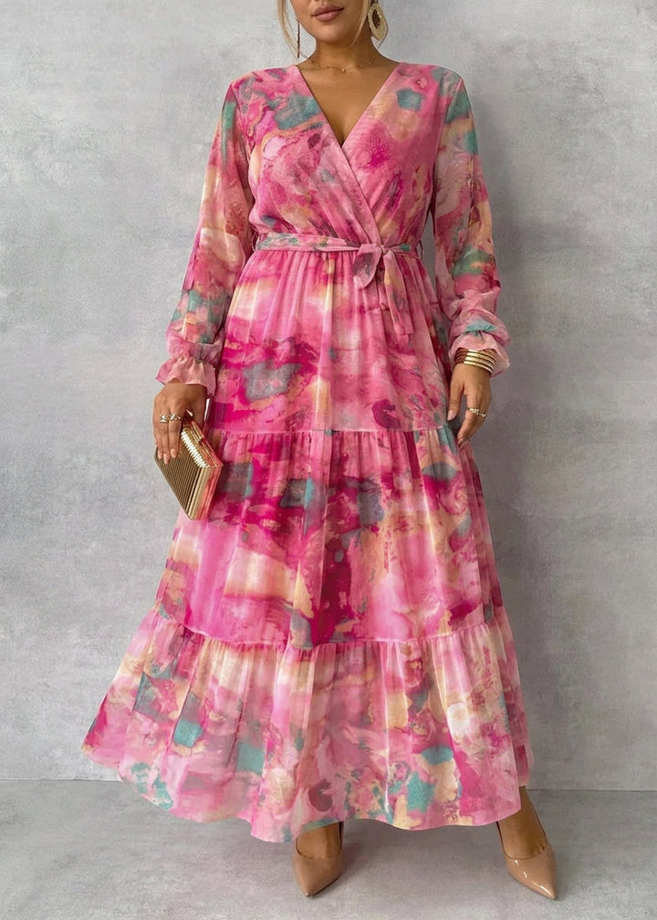 Meli | Wrap Dress with Floral Print