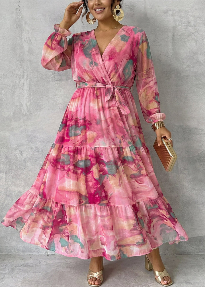 Meli | Wrap Dress with Floral Print