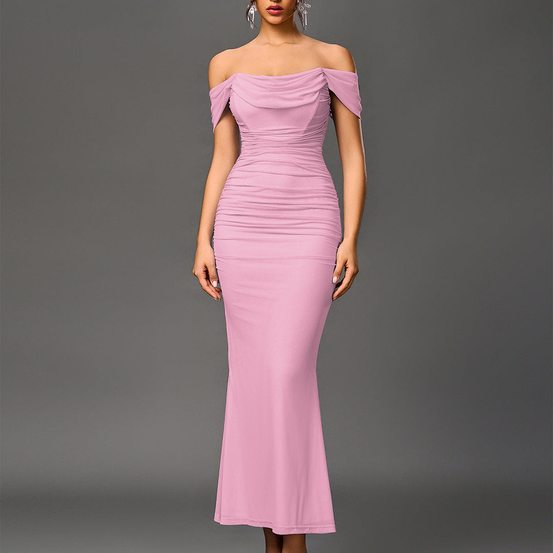 EUNOIA™ - Elegant Off Shoulder Backless Mermaid Dress