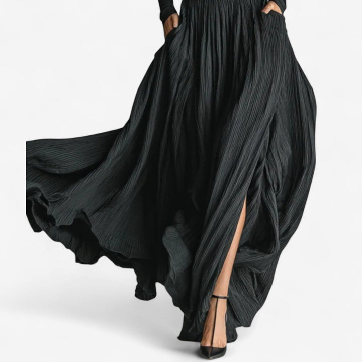 Violet - High-Waisted Maxi Dress