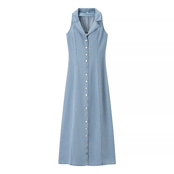 INOCENCIAT - Classic Buttoned Down Deep V-Neck