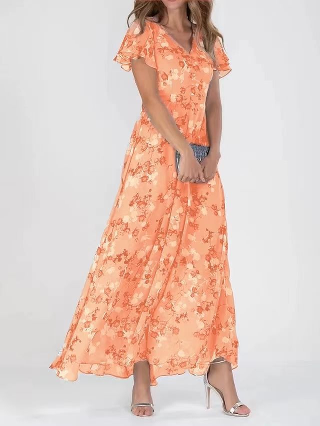 BRENDA™ – Flowing Floral Maxi Dress