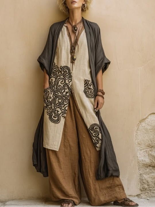 Lila Boho Zomer Set