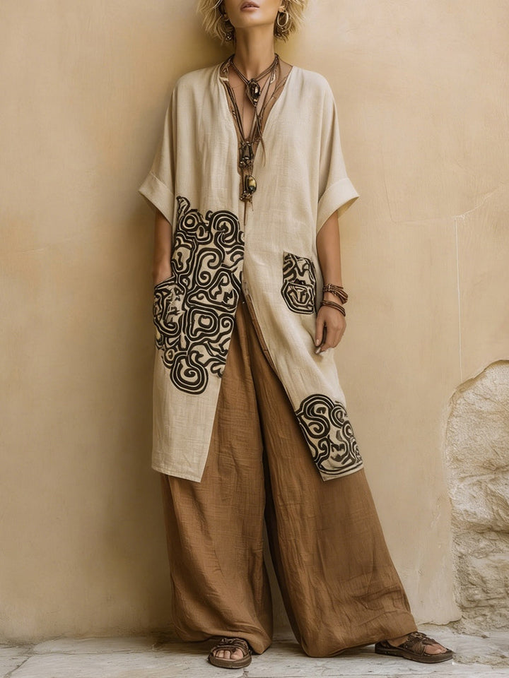 Lila Boho Zomer Set