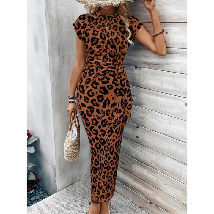FELICIATIT - Chic Bodycon Dress with Crew