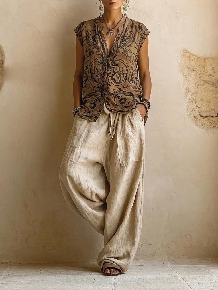 Sofia Linnenmix Co-ord Set