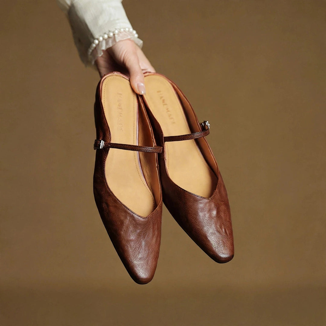 Orella Genuine Leather Mules