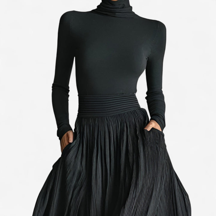 Violet - High-Waisted Maxi Dress