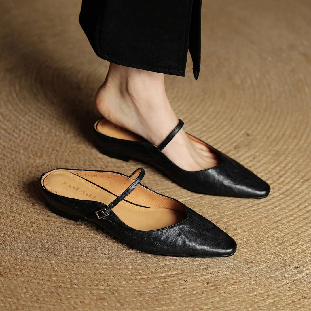 Orella Genuine Leather Mules