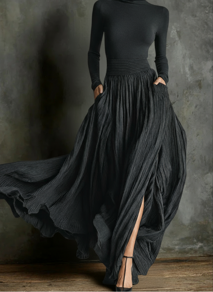 Violet - High-Waisted Maxi Dress