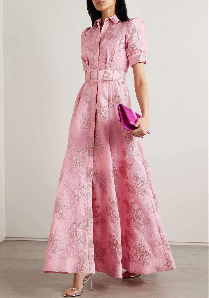Brooke Dress with Short Puff Sleeves
