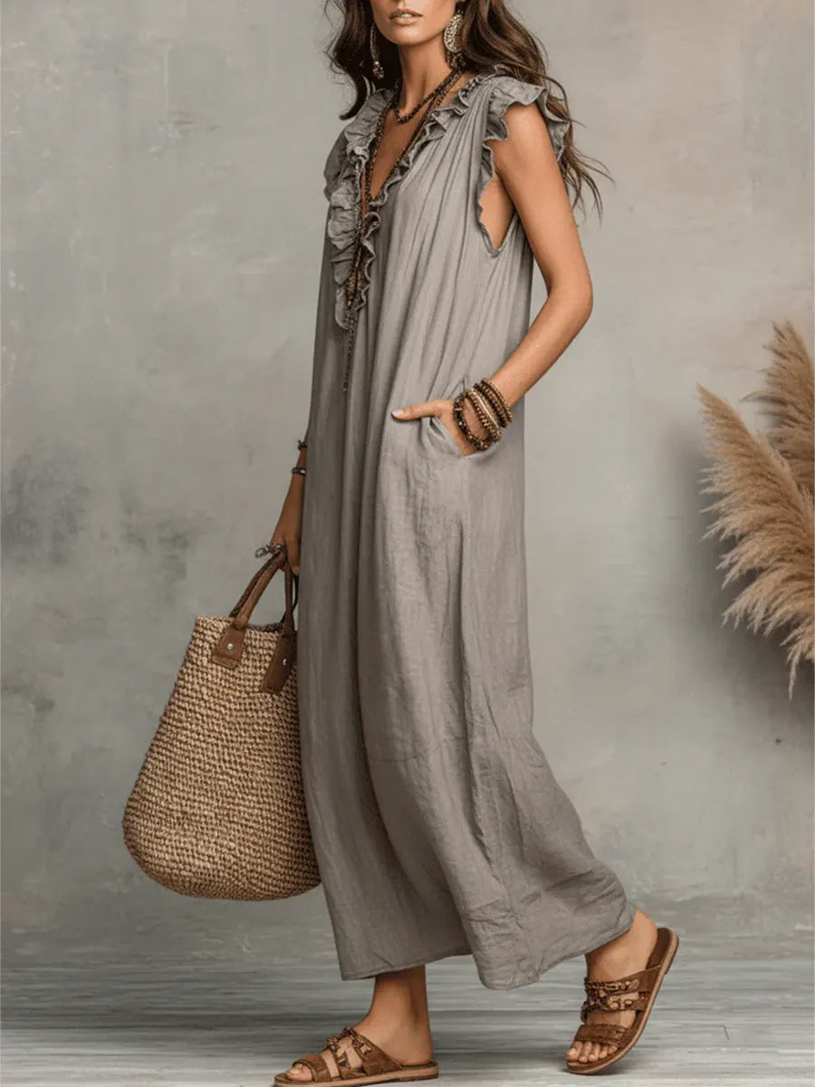 CECILIA | ELEGANT SUMMER MAXI DRESS