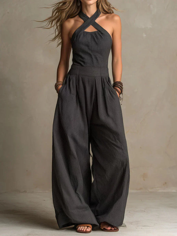 Bianca – Elegante Linnen en Katoenen Jumpsuit