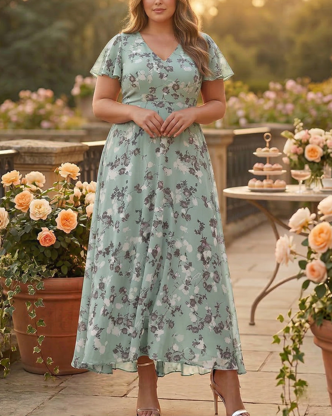 Aurelia | Glamorous dress that covers the belly