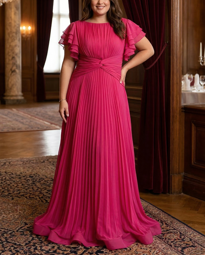 Rory | Pleated Evening Dress