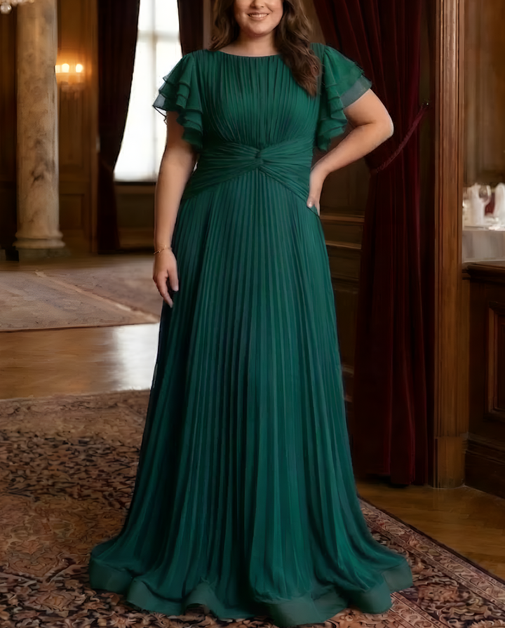 Rory | Pleated Evening Dress